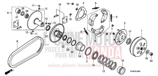 COTE MENE NHX110WHA de 2010